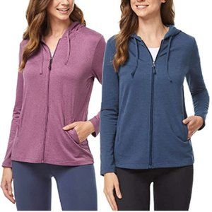 32 DEGREES Ladies' 2-Pack Lightweight Hoody